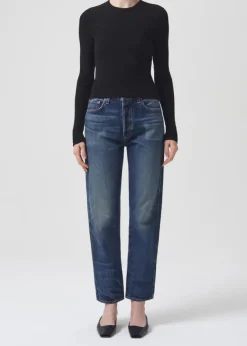 ALMA SHRUNKEN CREW NECK